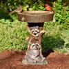 Garden Animal Resin Feeder, Hummingbird Bathtub, Outdoor Decoration, Decorative Sculpture, Crafts
