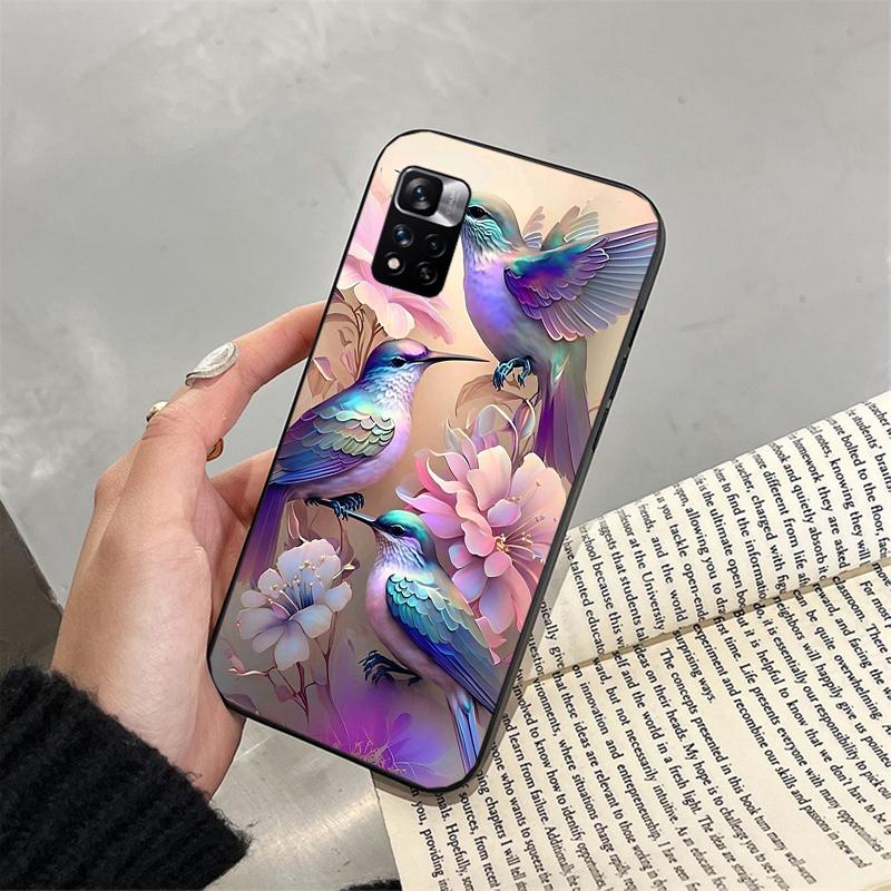 

Phone Case For Xiaomi Redmi note 14 Pro 14 13 12 11 10 Pro 14S 12S 11S Redmi 14C 13C 10 Bird Parrot Redmi 10