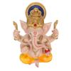 Indian Ganesha Statue Elephant Hindu God Sculpture Resin Decorative Indian Elephant God Ornament for Home Garden
