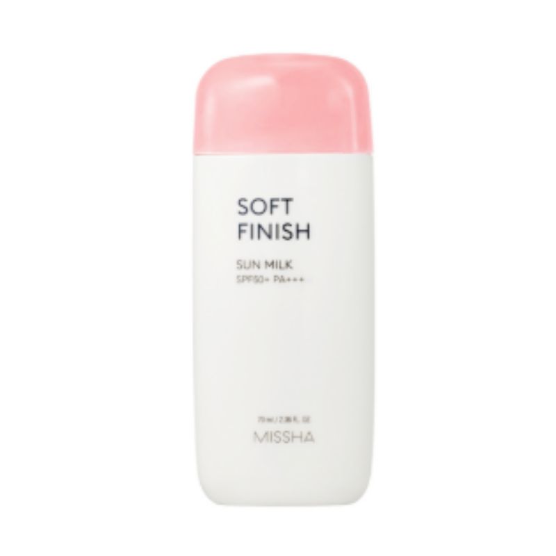 

MISSHA All Around Safe Block Soft Finish Sun Milk SPF50+ PA+++ 70мл – Легкое солнцезащитное молочко с матирующим эффектом для гладкой кожи