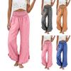 Womens Palazzo Pants Summer Casual Flowy Wide Leg Trousers Beach Travel Vacation Outfits