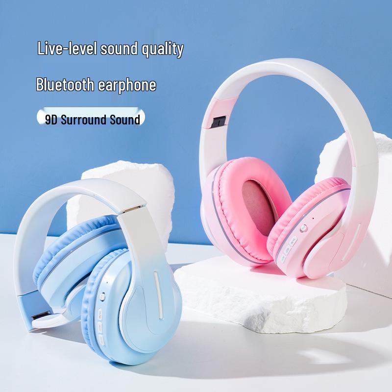 Gradient Color Wireless Stereo Gaming Headset