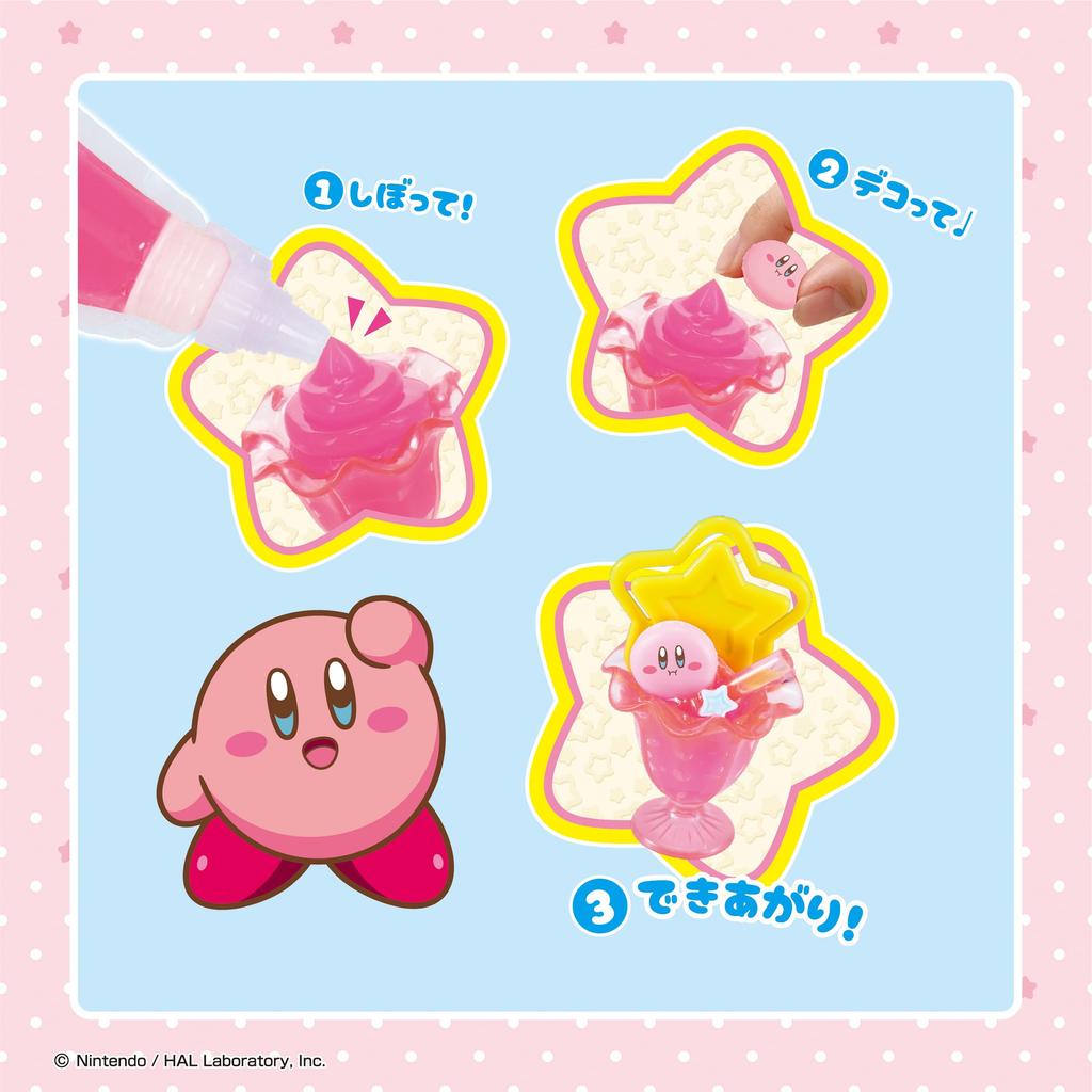 Whipple Character and Happy Kirby Neon Color Sweets Ages Toy Decoration Patissier Making Toy Whipple Epoch EPOCH [Squeeze Set] W-172 8+ Co., Ltd.