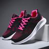 Women's Flying Woven Running Shoes Spring and Summer Low Cut Lightweight Breathable Mesh Casual Sports Shoes
