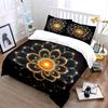 "Elegant Mandala Design for Calm Spaces" Exquisite three-piece bedding set gift for kids and adults