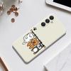 For Samsung Galaxy A16 5G/4G Case Three Animal Dolls Pattern Printing Straight Edge TPU Phone Back Cover
