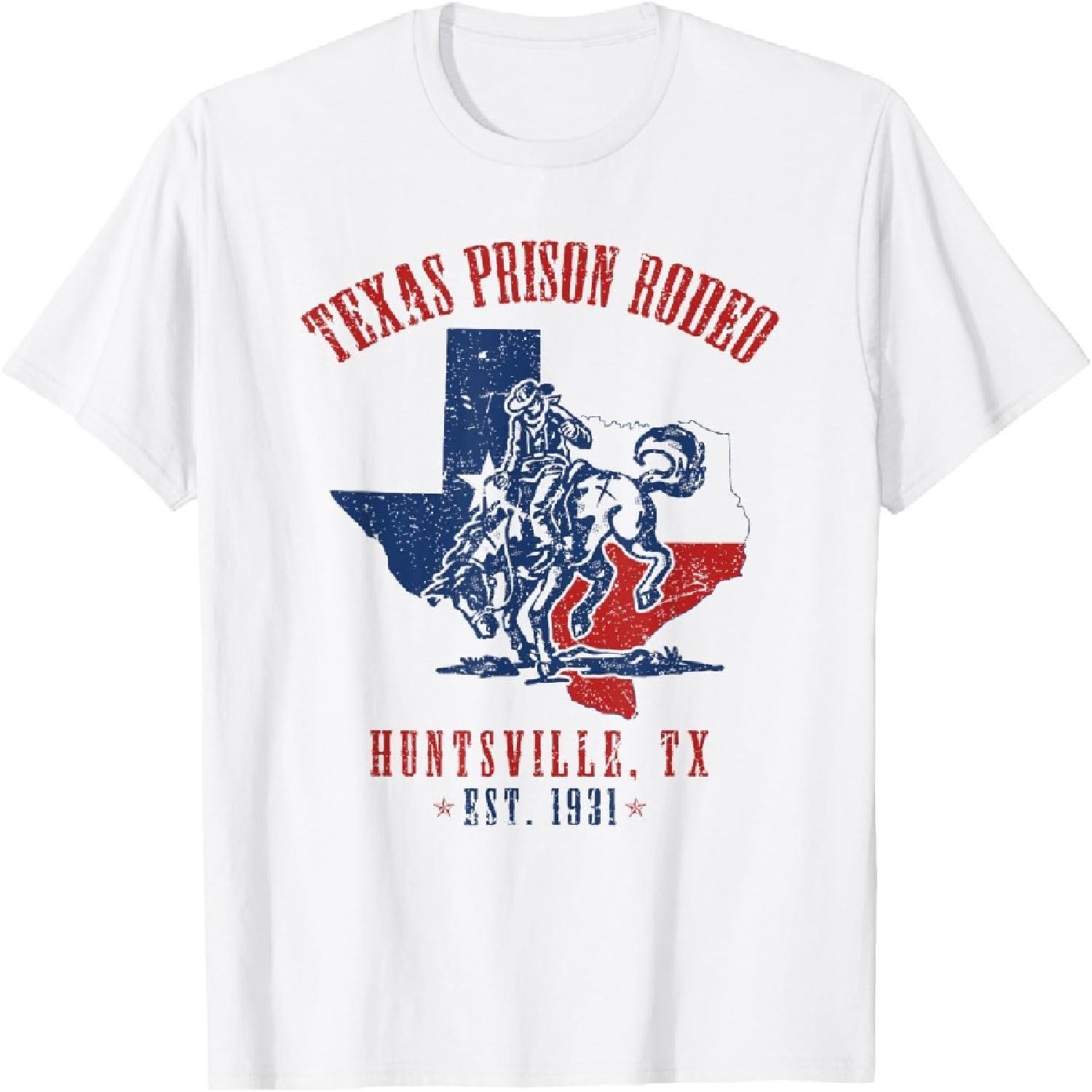 

Texas Prison Rodeo Huntsville TX T-Shirt(1) XXXXXL білий