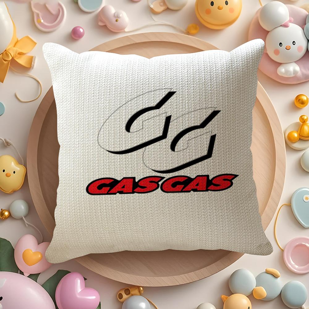 Motorcycle G-Gasgas Pillow Case Pattern Printed Pillowcase For Living Room Sofa Cushion Cover & Bedroom Decor