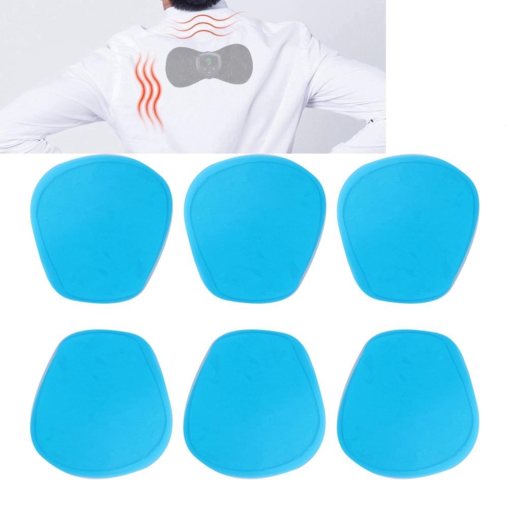 6pcs Electric Neck Cervical Massager Patch Massage Gel Pad Sticker