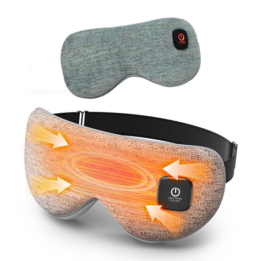 Cordless USB Temperature Control Eye Mask Hot Cold Compress Heating Sleep Eye Mask Home Travel