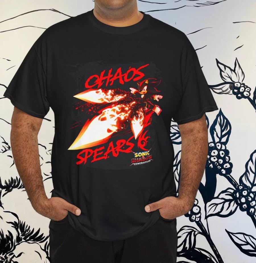 Соник Ёж, Sonic X Shadow Generations Футболка Chaos Spears M