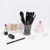 Transparent Bathroom Storage Jar for Cotton Swabs, Toothpicks, and Floss
