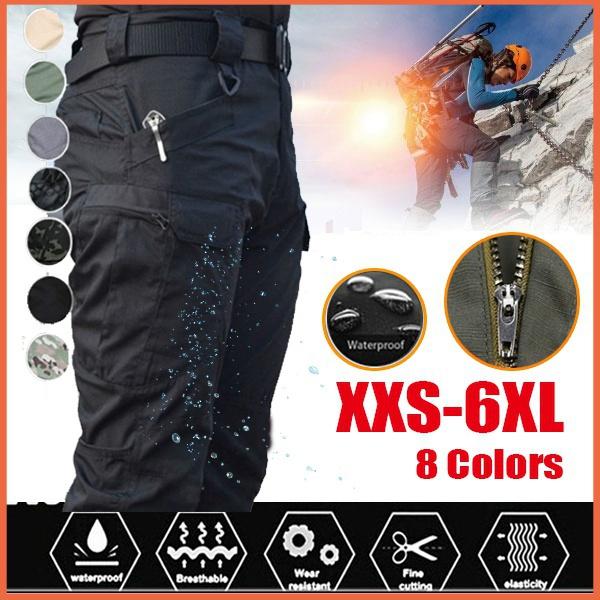 Buy Men's Waterproof Outdoor Tactical Trousers Multipocket Breathable