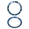 Bisel de Reloj de Buceo Cerámico de Aluminio Profesional con Marcas Claras Diámetro Exterior de 38 mm Diámetro Interior de 30,5 mm para Reparación