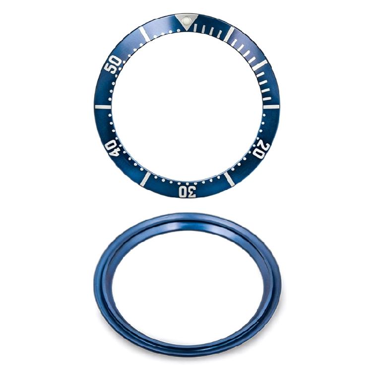 Bisel de Reloj de Buceo Cerámico de Aluminio Profesional con Marcas Claras Diámetro Exterior de 38 mm Diámetro Interior de 30,5 mm para Reparación