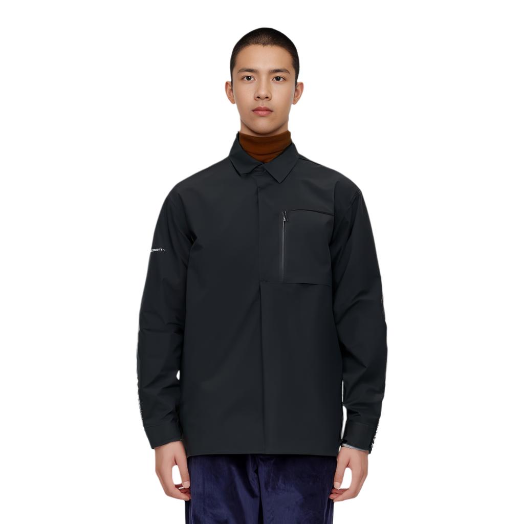 Anta Comfortable Warm Breathable Solid Color Jacket Men Jackets Black 952437605-4