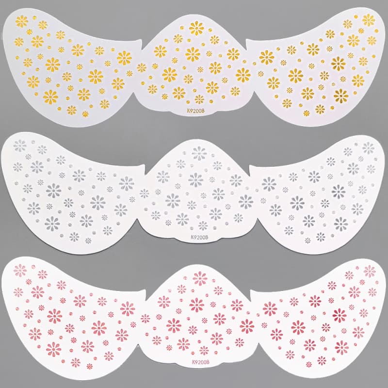 2Pcs Gliding Facial Stickers Anti-Sweat Simulation Freckle Makeup Tattoo Sticker