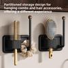 Self Adhesive Hairband Holder Wall Mount Scrunchie Organizer No Drill Bathroom Hanging Shelf Headband Jewelry Storage Rack
