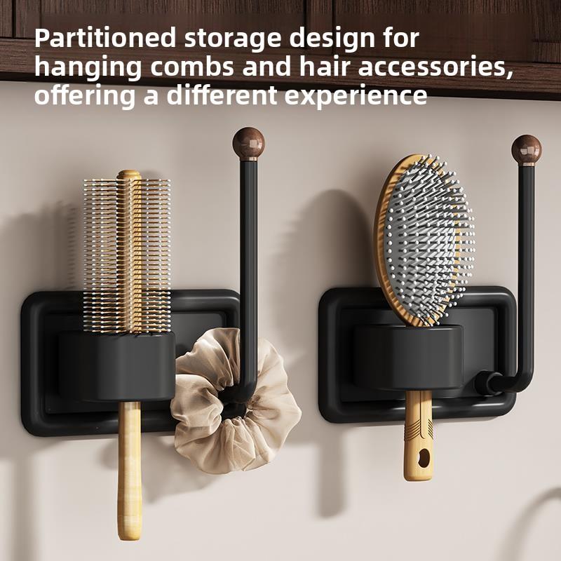 Self Adhesive Hairband Holder Wall Mount Scrunchie Organizer No Drill Bathroom Hanging Shelf Headband Jewelry Storage Rack