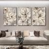 Flower Wall Art Canvas Painting Grey Floral Posters for Nordic Bathroom Living Room Home Wall Decor Pictures Farmhouse