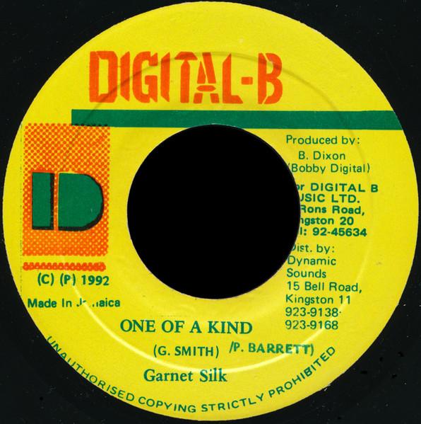 

7inch Record GARNETT SILK - One Of A Kind NONE Digital-B 1992 UK Reggae, Ska & Dub Used