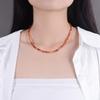 Chic Nanhong Stone Necklace: Women's Luxurious, Stylish, Versatile Choker with High-End Ancient Charm