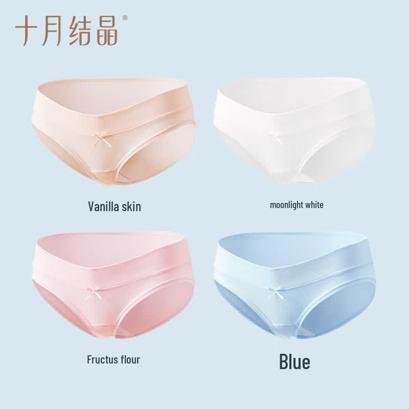 4-Pack Maternity Cotton U-Shaped Support Underwear