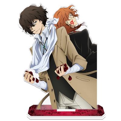 Bungo Stray Dogs Acrylic Character Stand: Dazai Osamu & Nakahara Chuuya Display Stand