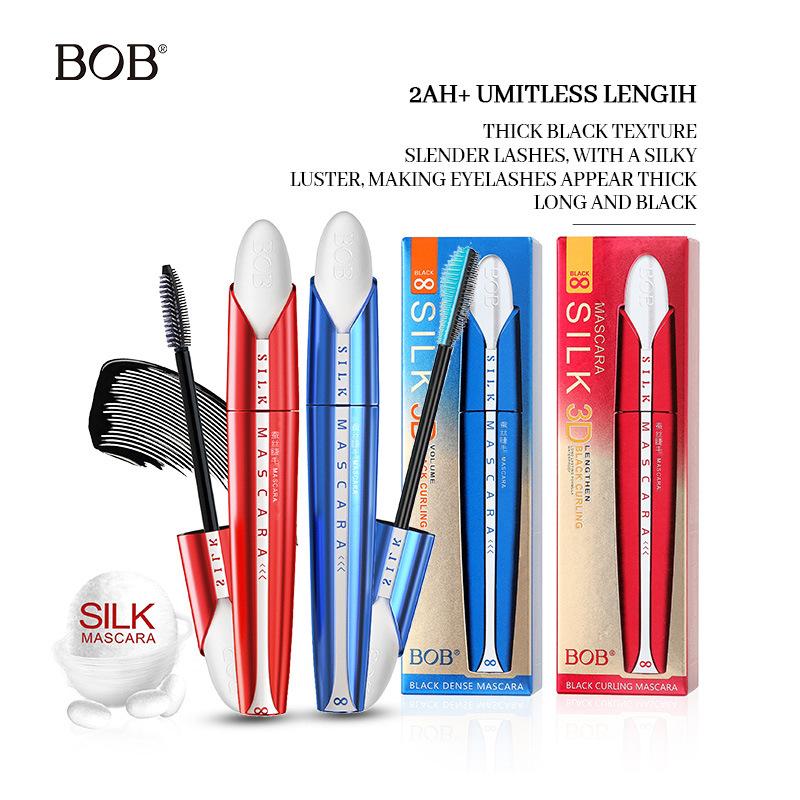 BOB silk mascara waterproof and non-smudging slender dense curled long-lasting elongated eye eyelashes beauty