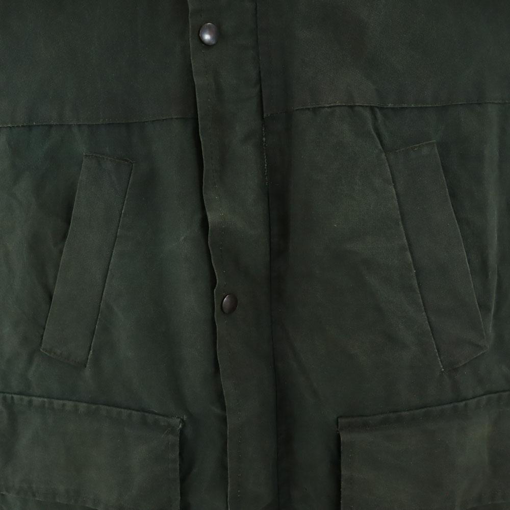 OLD 90s Made in England oiled jacket S khaki coat Men's Used