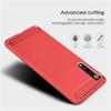Coque de Protection - PROSHOP - Samsung Galaxy A70 - Souple - Fibre de carbone - Rouge