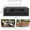 Patio Furniture Covers 48" L x 48" W x 29" H, Garden Furniture Covers Waterproof, Heavy Duty Patio Furniture Covers, Dust Proof Tear-Resistant