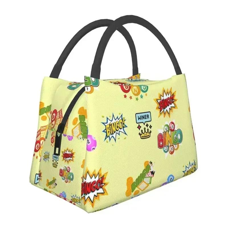 Best Play Bingo Game For Bingo Players Resuable Lunch Box Women Leakproof Cooler Thermal Food Insulated Lunch Bag lunchbag