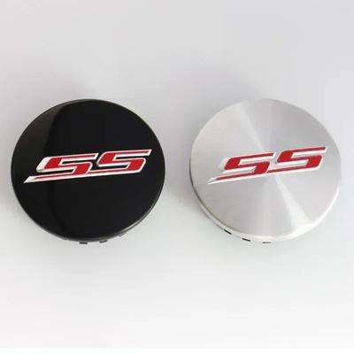 4pcs X 68mm Car Logo Wheel Center Hub Caps Rim Cover Emblem Sticker for Camaro SS Letters ABS Accessories