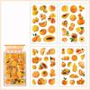 Fresh Cute Style Fruit Stickers Kawaii Style Creative DIY PET Stickers Fruit Theme Decorative Stickers Flat Stickers