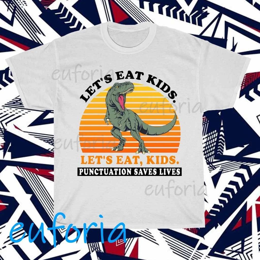 New Lets eat kids Logo T-Shirt Funny Size S to 5XL XL