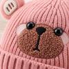 Wind Proof Baby Hat Soft Knit Pullover Hat Cute Toddler Cap  Daily