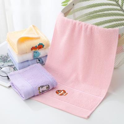 Large Children's Cartoon Animal Primary Baby School Students Face Towel Soft Absorbent Household Bath Towels for Baby Kids Gift
