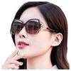 Sunglasses for for UV Slimming Jewelry Gradient UV400 [fortulux] Women, Driving, Protection, Polarized, Effect, Ultra-lightweight, Clover, Frame,