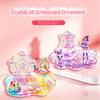 Stackable 3D Crystal Stackable Stickers Cartoon Embossed Decals Tabletop Decoration