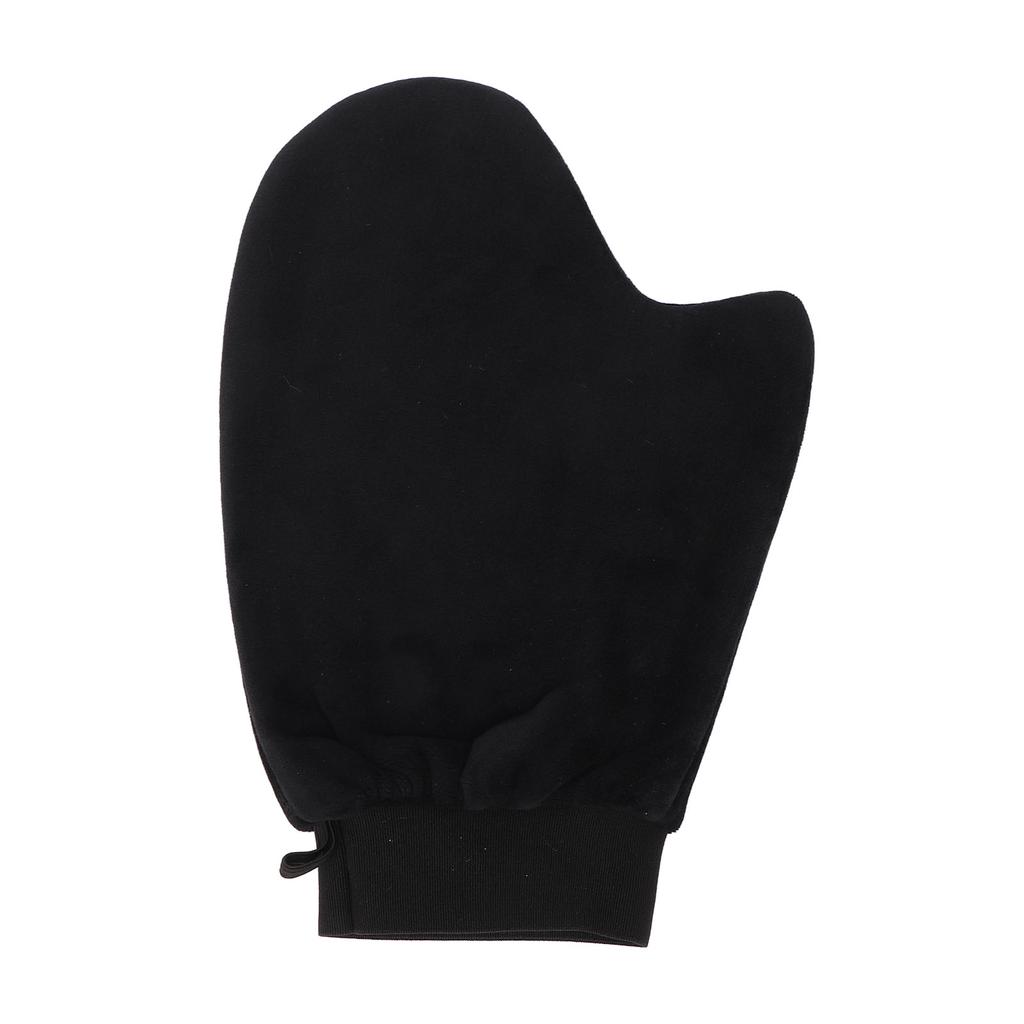 Tanning Gloves Black Elastic Wrist Flocking Self Tanning Mitt Applicator for Sunless Tanner and