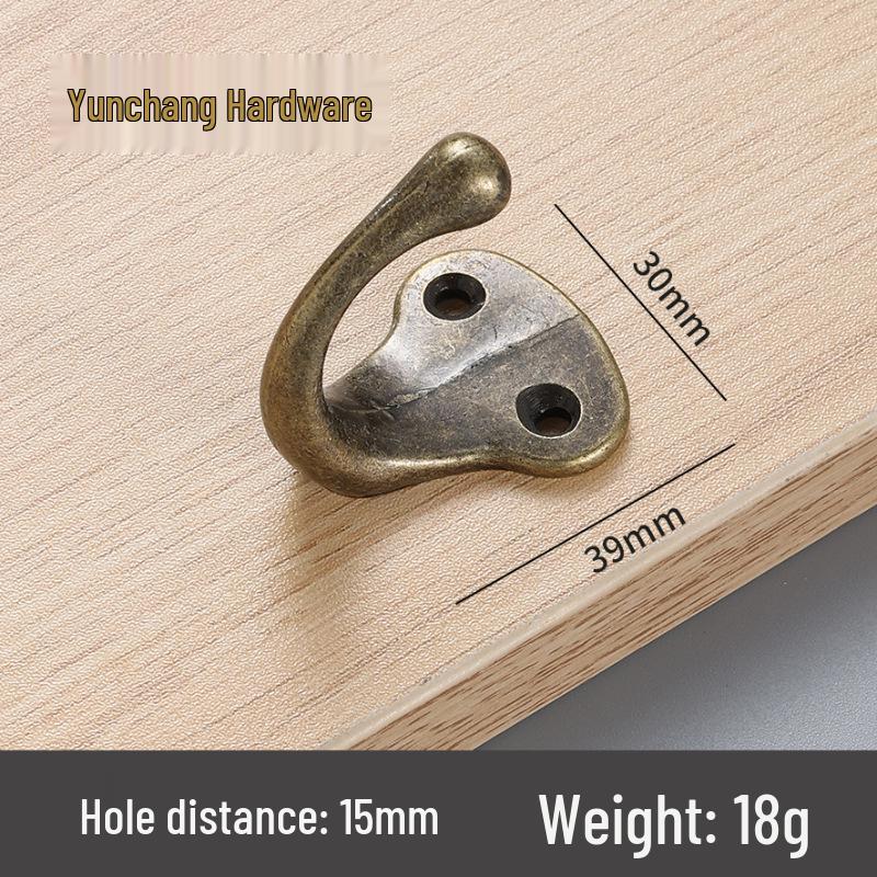 

Винтажный сплавной настенный крючок для одежды - Задверный, Настенный, Одинарный, Толстый дизайн