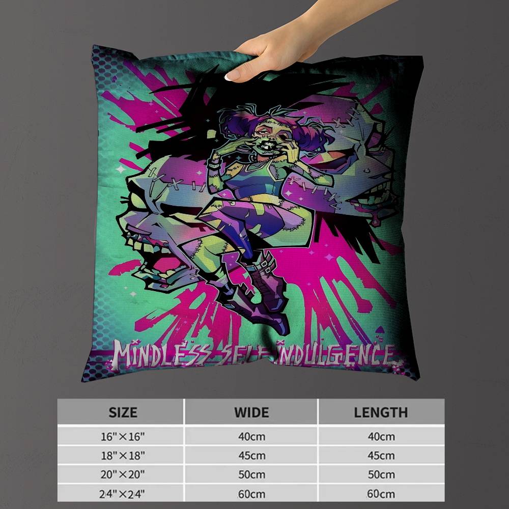 M-Mindless S-Self I-Indulgence Pillow Gifts Home Office Furnishings Bedroom Sofa Car Cushion Cover Case 45X45Cm