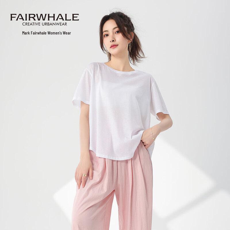 Mark Fairwhale Women's Silk Blend Loose Fit T-Shirt