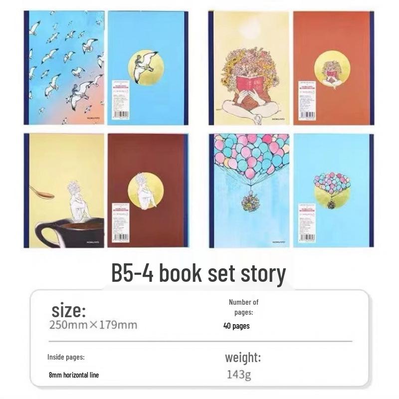 Kokuyo Limited Edition Wireless Binding Student Manuscript Notebook with Japanese Dowling Paper