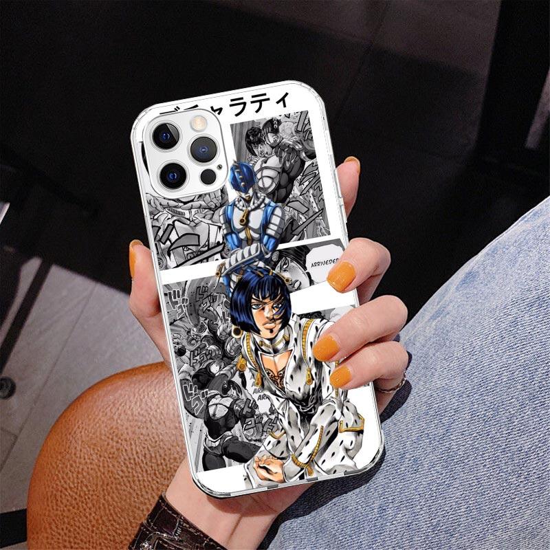 JoJo Bizarre Adventure Phone Case For iPhone 17 Air 16 Pro Max 16E 15 + 14 Plus 11 12 13 Mini 7 8 SE Gift Print Cover Fundas 17