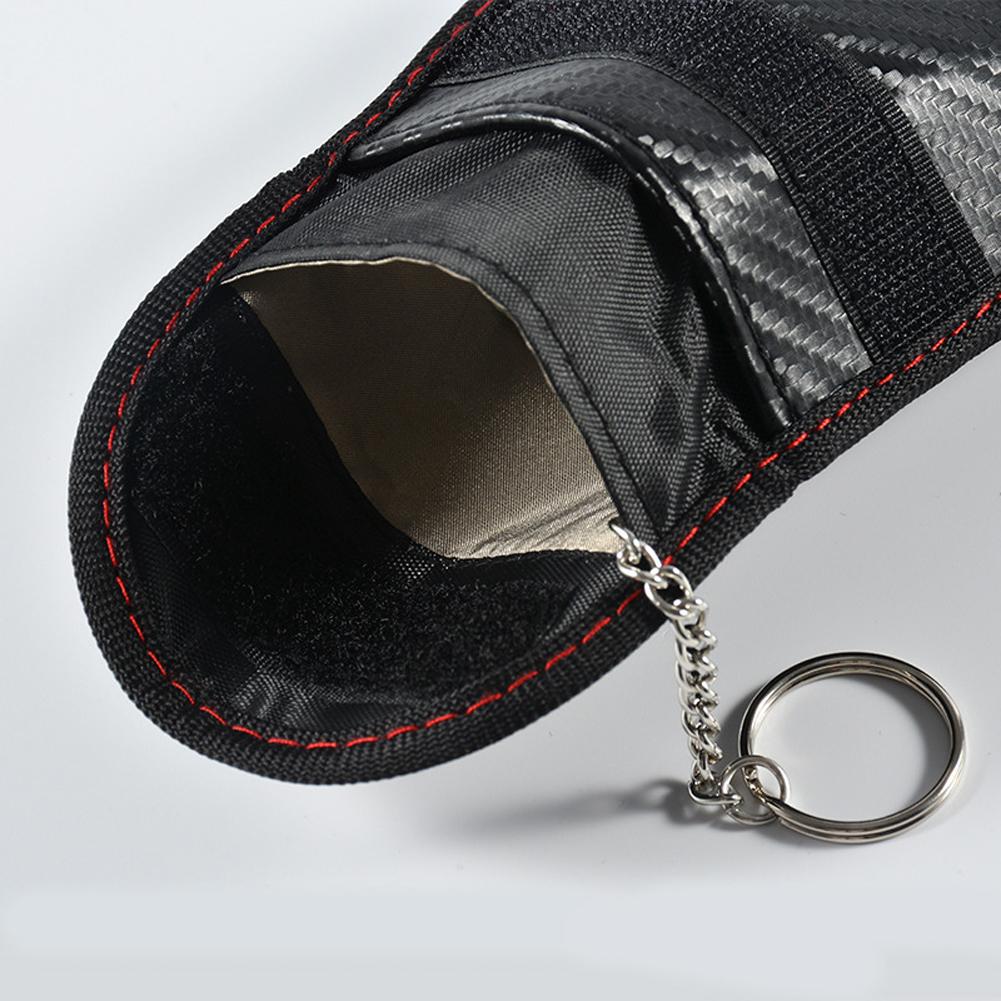 2/4Pcs Card Car Keys Case FOB Signal Blocker Bag RFID Shielding Key Credit Card Bags Organizer for Privacy Protection