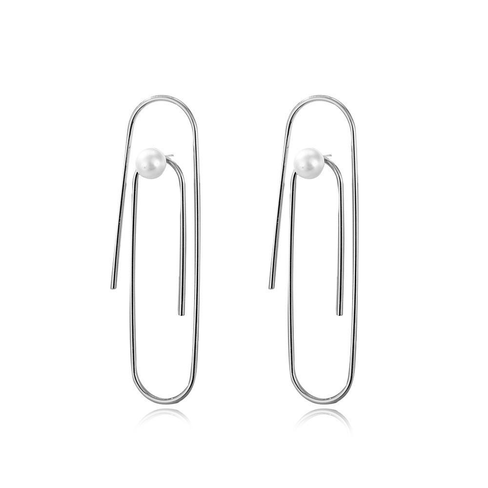 Alloy Chic Upin Earrings With Pearls Fashionforward Statement Accessory Ear