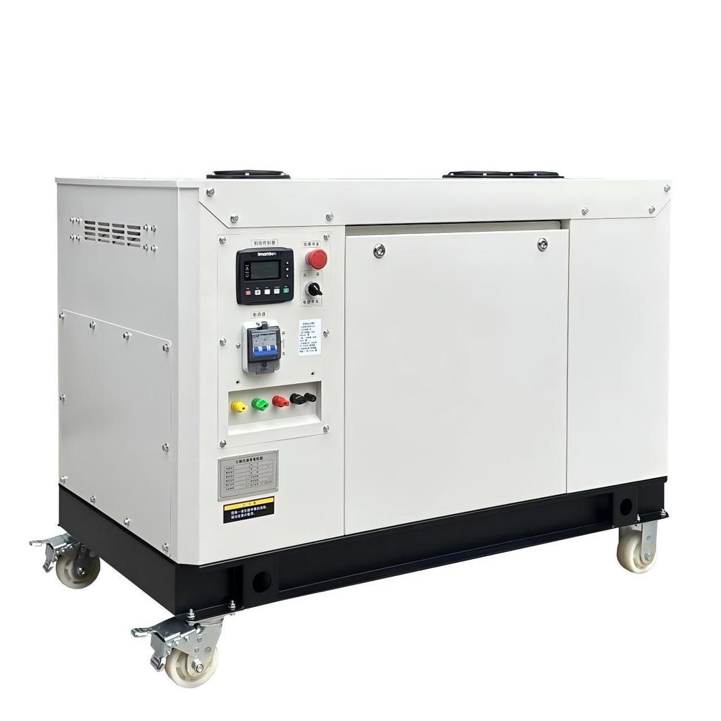 Custom Commercial 10kW/50kW Silent Diesel Generator Set in Enclosure