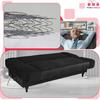 Kanapa sofa Iza rozkładana wersalka spania bonell łóżko Family meble czarny